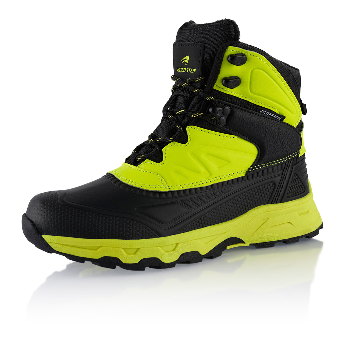 Wasserdichte Stiefel Warme Winterstiefel Grau Schwarz