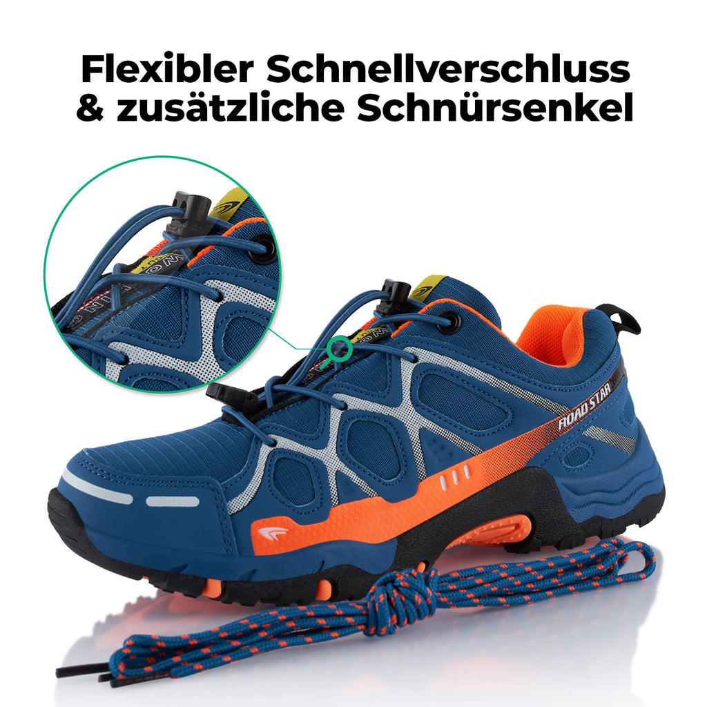 Wanderschuhe leichte Trekkingschuhe – Blau-Orange