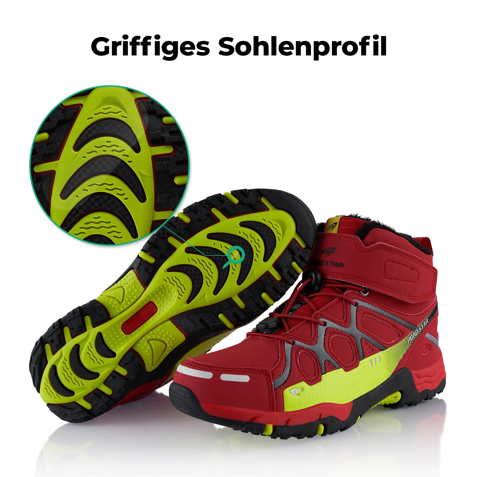 Fusskleidung Winterstiefel Damen/Herren - Gefütterte Wanderschuhe Wasserabweisend - Bequem & Warm