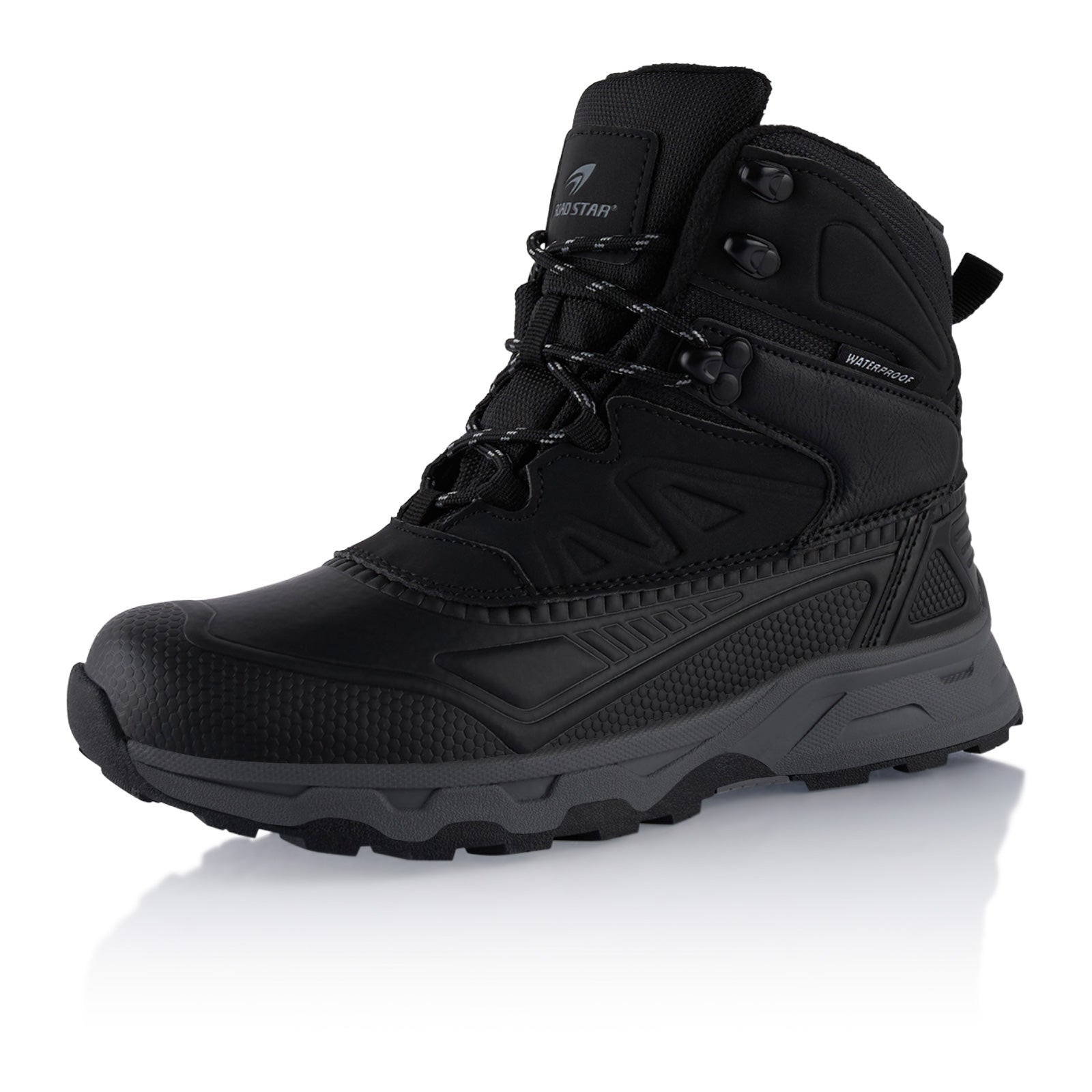 Wasserdichte Stiefel warme Winterstiefel Schwarz - Main Image