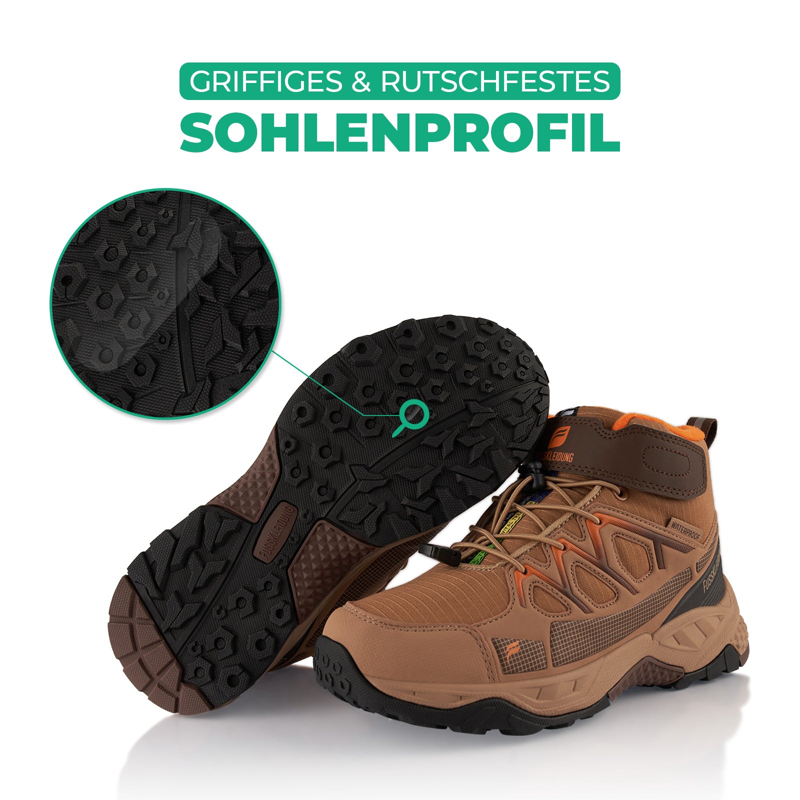 Produktbild von Generisch Wanderstiefel Herren Wasserdicht, Winterschuhe Herren