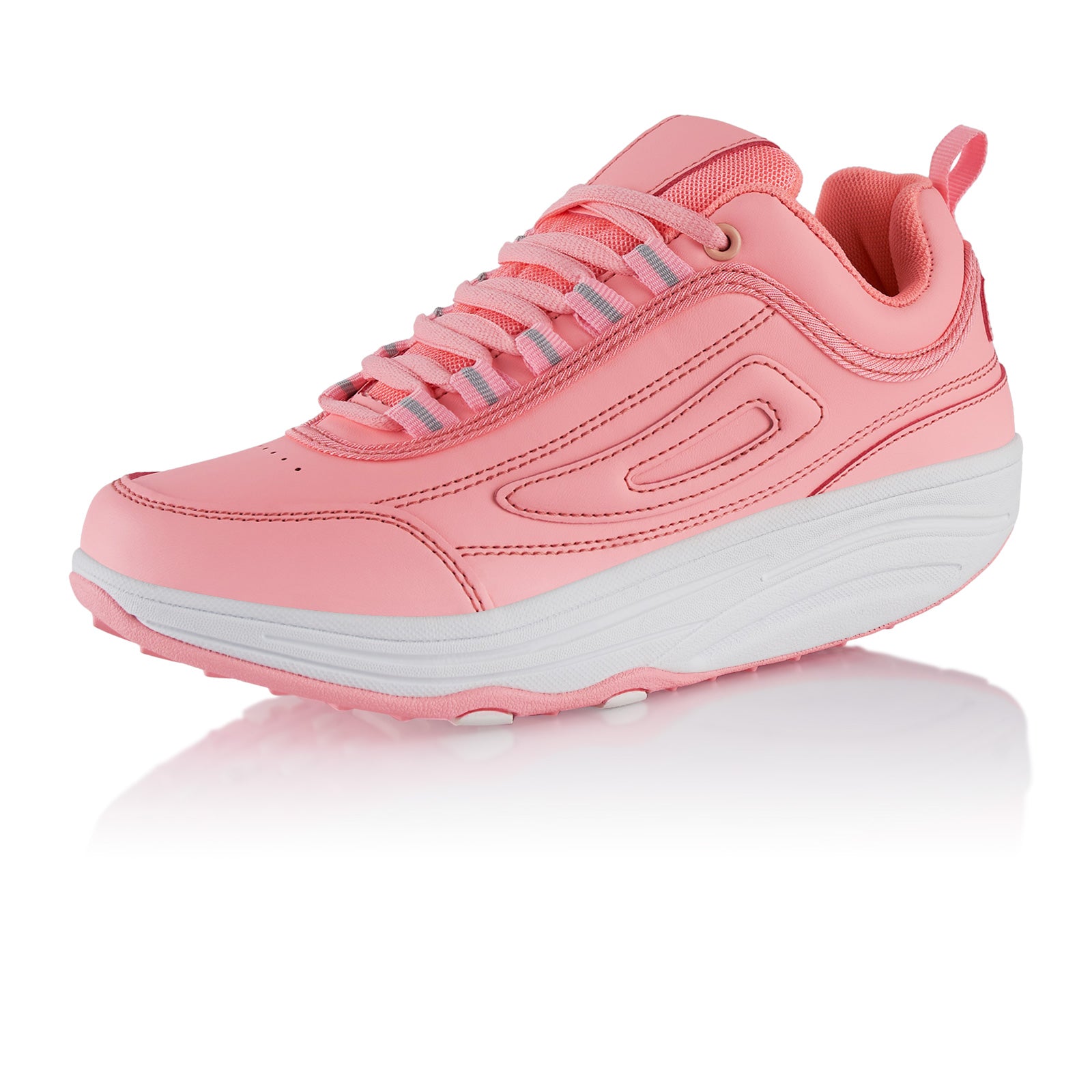 Sneaker Abrollsohle Gesundheitsschuhe Sportschuhe Rosa