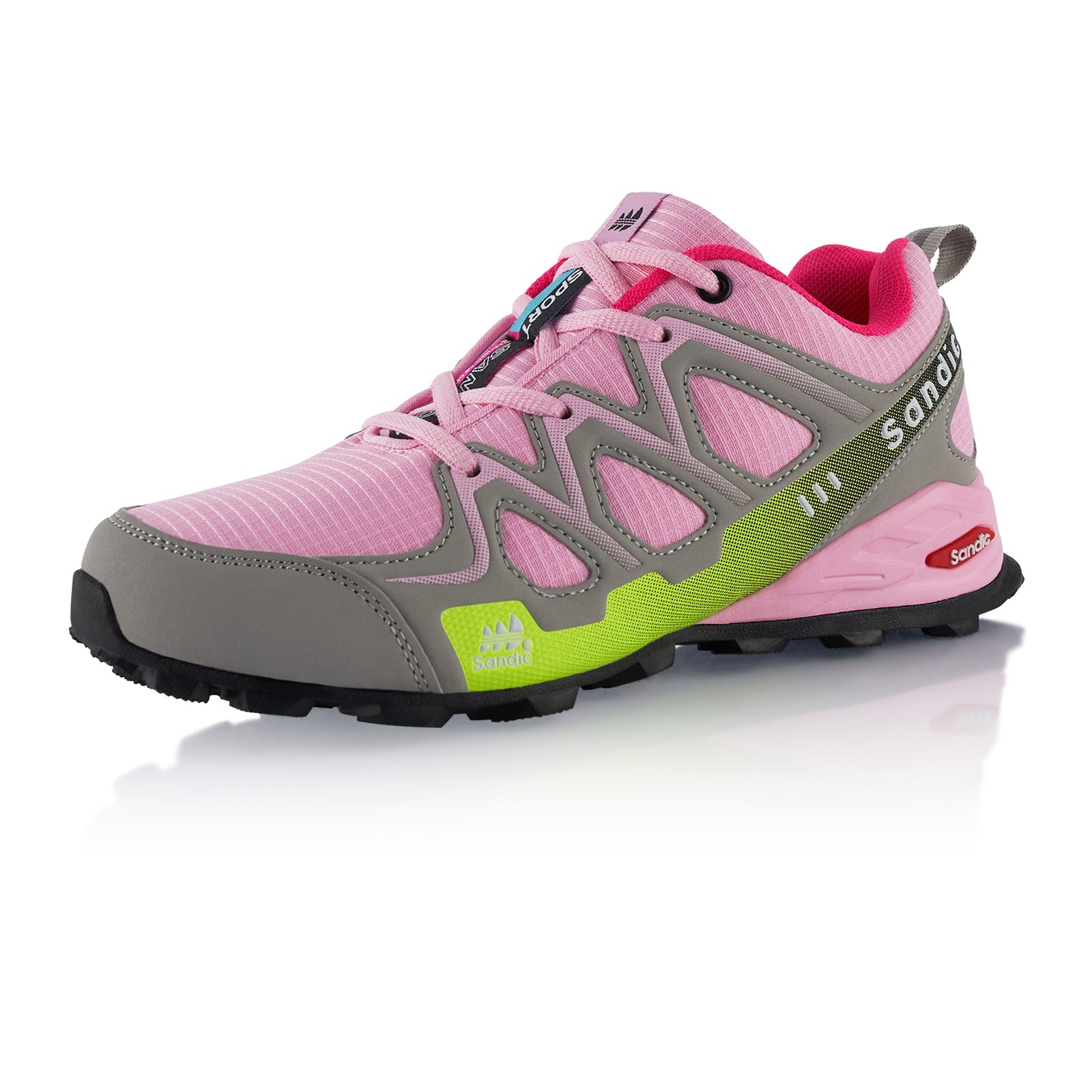 Laufschuhe leichte Wanderschuhe Trekking Sportschuhe Pink Grau