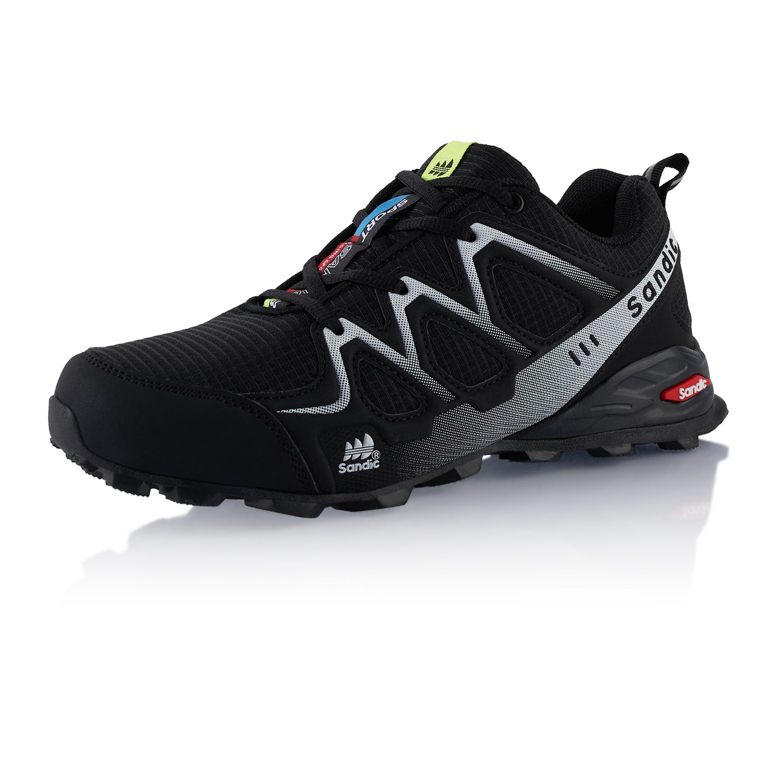 Acouto Outdoor-Wanderschuhe Für Herren – Schwarz, Atmungsaktiv, Mit Gummisohle, Minimalistisch & Leicht
