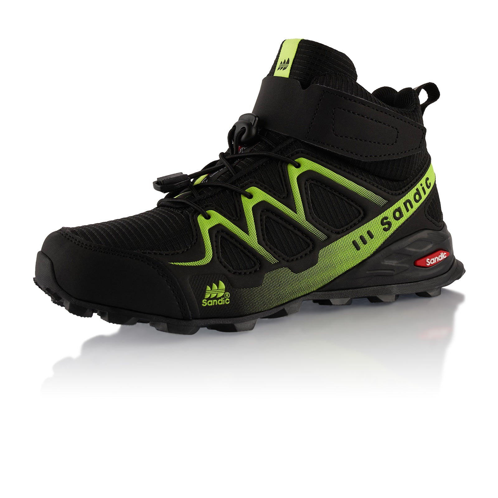 Wanderschuhe Trail Running Stiefel Wanderstiefel Schwarz Grün