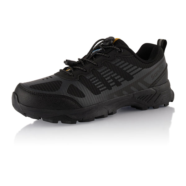 Acouto Outdoor-Wanderschuhe Für Herren – Schwarz, Atmungsaktiv, Mit Gummisohle, Minimalistisch & Leicht