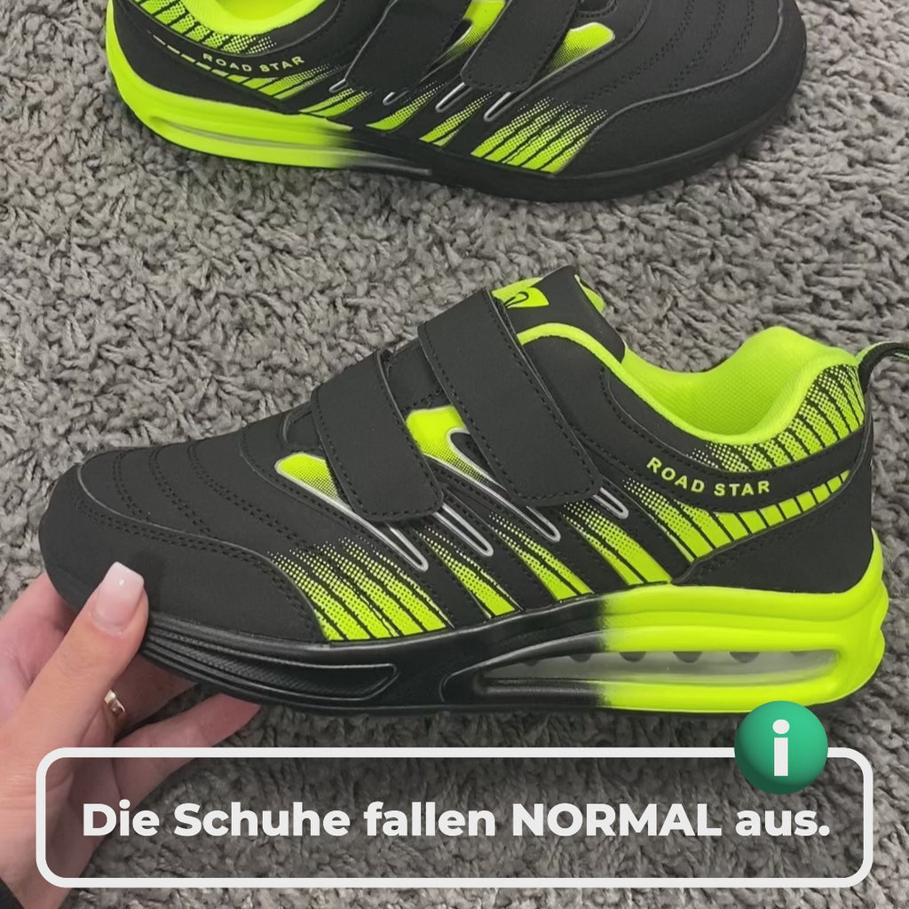 Sneaker Dämpfung Sportschuhe – Schwarz-Orange