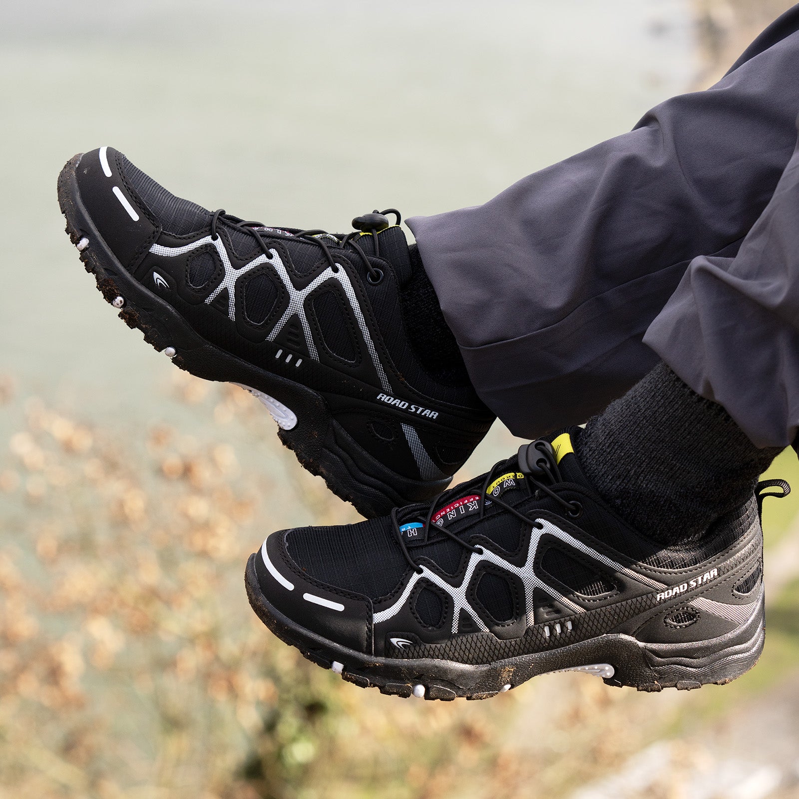 Wanderschuhe leichte Trekkingschuhe-Rosa-Grau